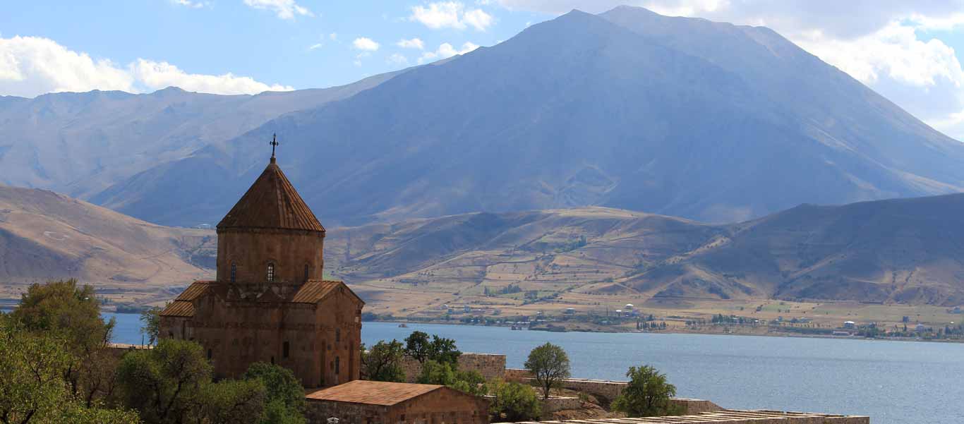 Turkey tours image of the Armenian Church of the Holy Cross in Akdamar on Lake Van